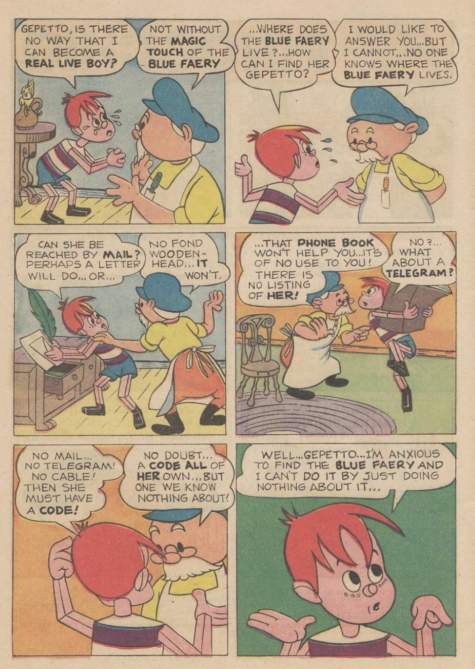 The same vintage manga page after Suki replaced the Chinese dialogue with English